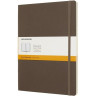 Блокнот MOLESKINE Classic Soft Large без линовки, коричневый QP618P14